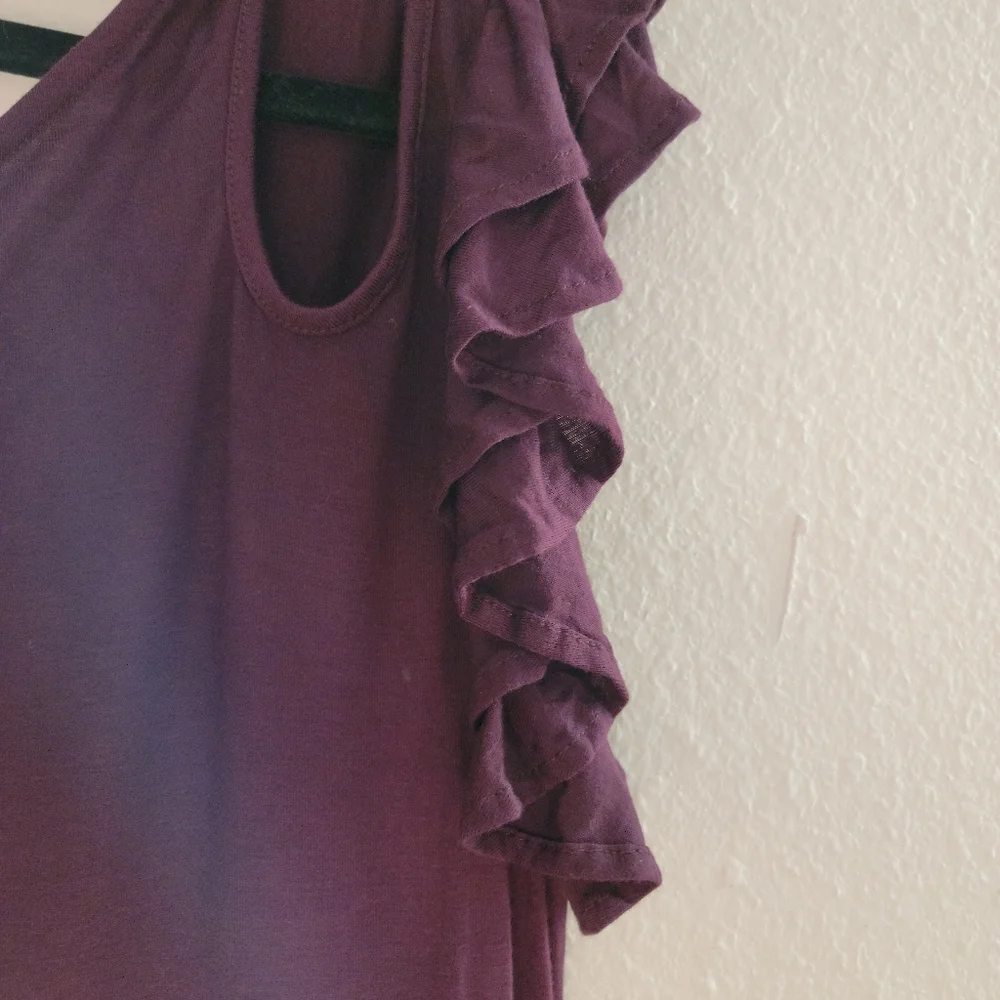 NWT H by Bordeaux Rosewood One Shoulder Top in Size S - Picture 3 of 6